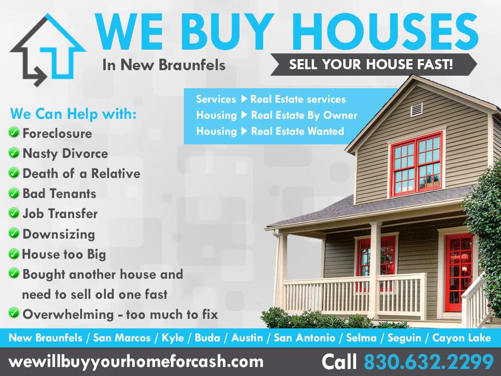 We buy Hoses new Braunfels Texas